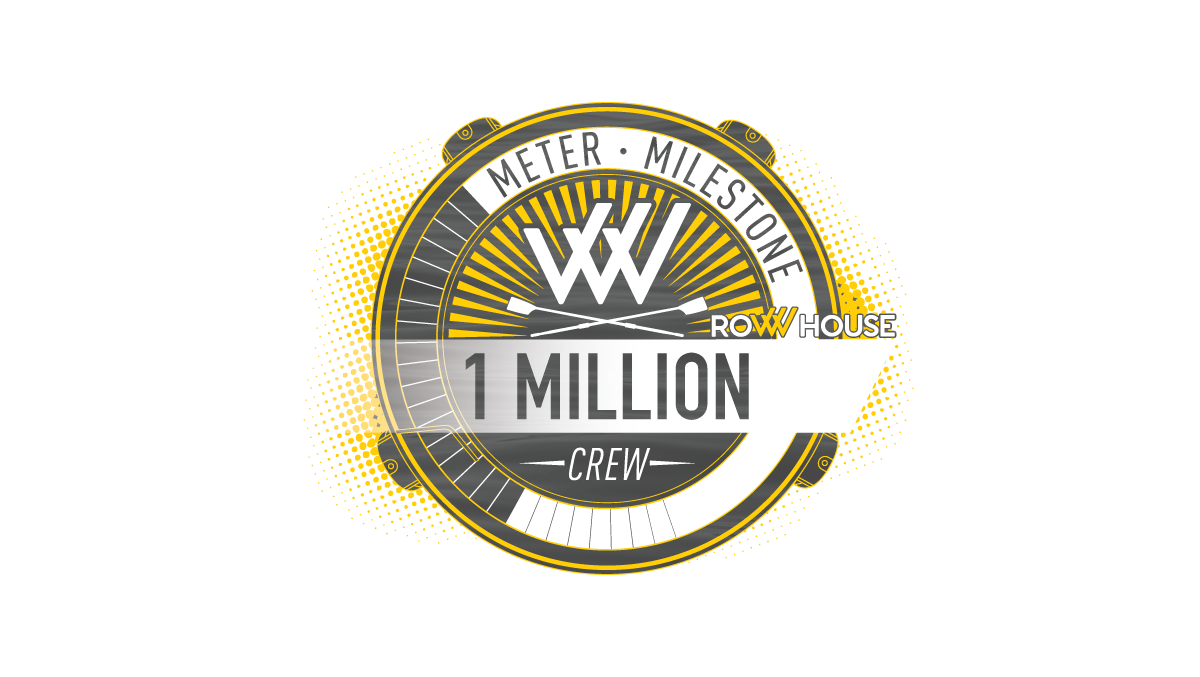 1 million meter milestone badge
