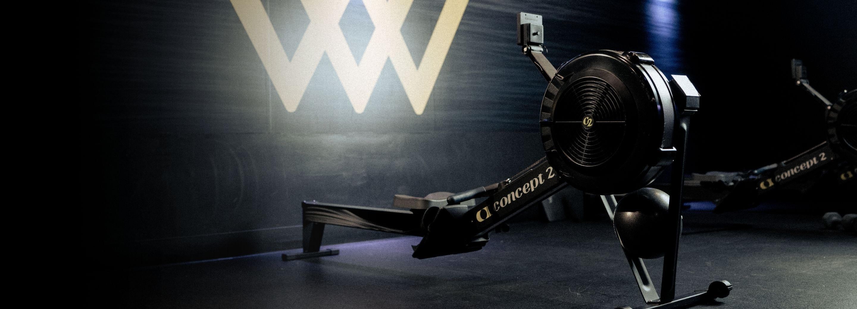 concept2 rowing machine in class