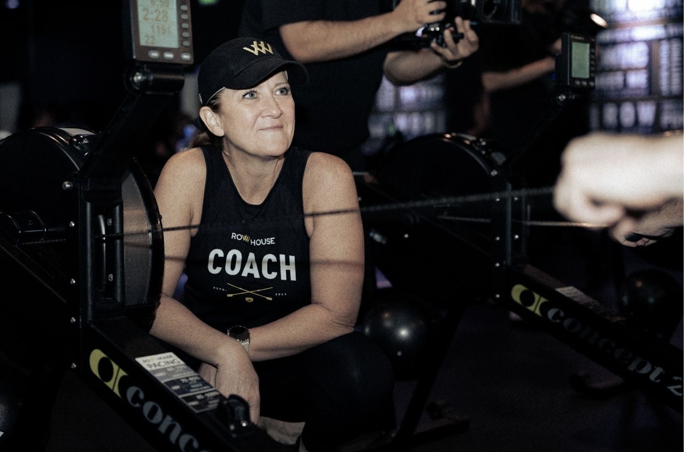 Row House Coach Watching Row House Member