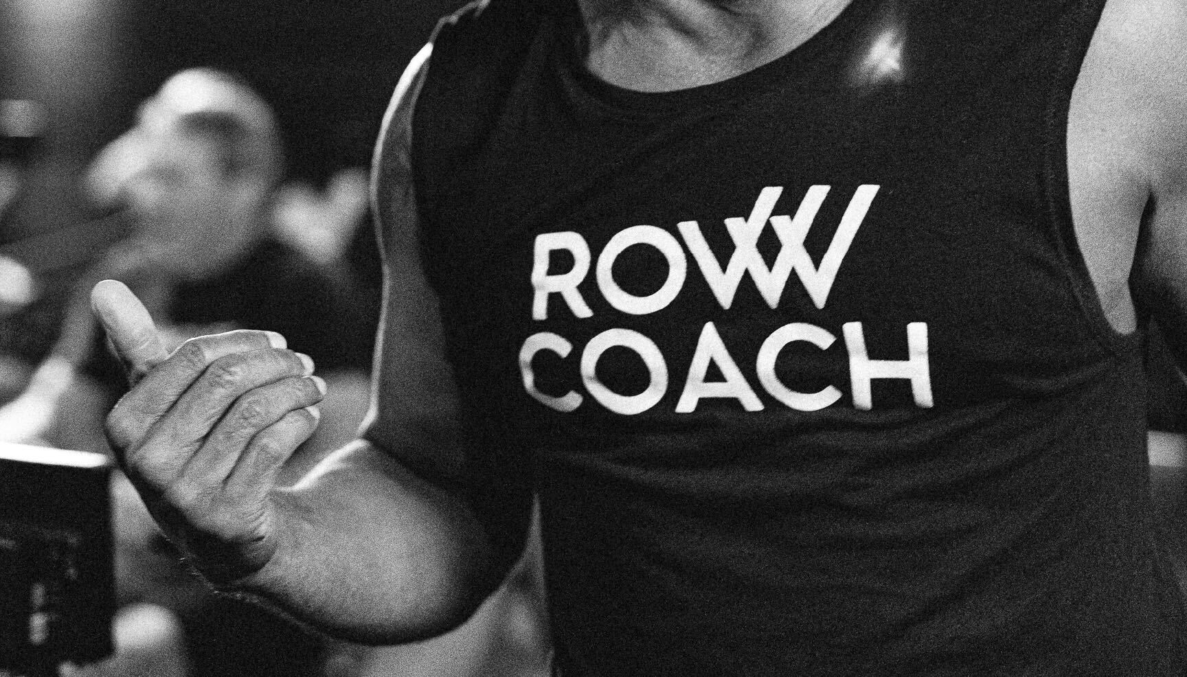 close up of Row Coach